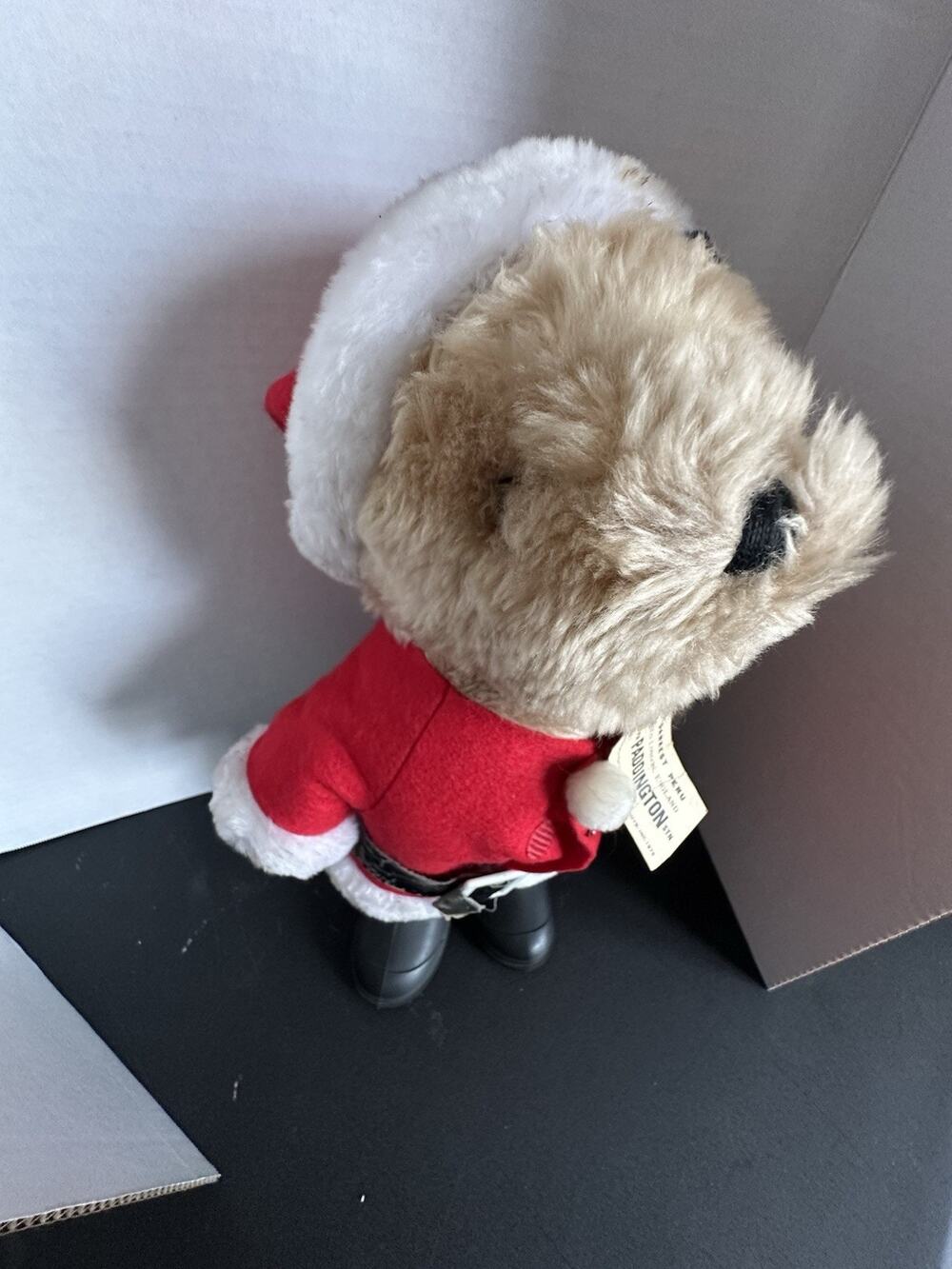 Vintage 1975 Eden Toys Paddington Bear Santa Christmas w/ Original Tag Boots
